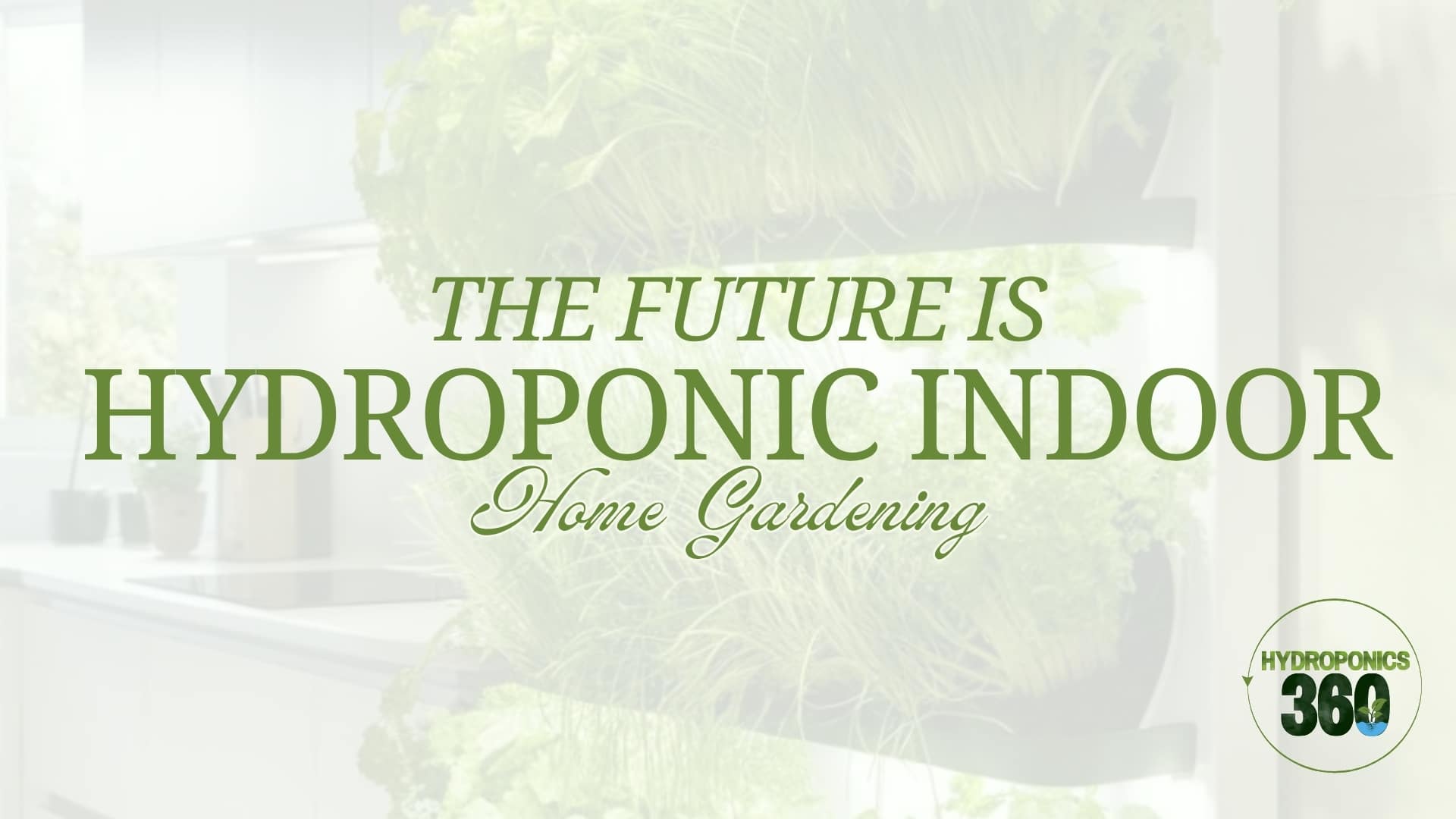 The Future Is Hydroponic Indoor Home Gardening