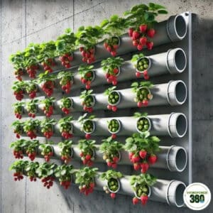 hydroponic strawberries