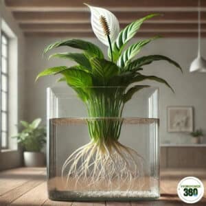 Hydroponic Peace Lily
